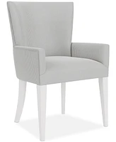 Catriona Striped Upholstered Arm Chair, Created for Macy's