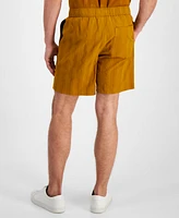 Alfani Men's Textured Cotton Drawstring Three-Pocket Shorts, Created for Macy's