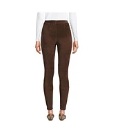 Lands' End Petite Sport Knit High Rise Corduroy Leggings