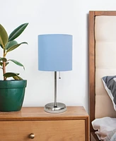 Creekwood Home Oslo 19.5" Contemporary Bedside Usb Port Feature Standard Metal Table Desk Lamp