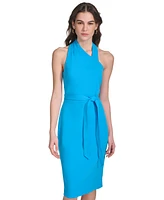 Calvin Klein Women's Belted Sheath Dress