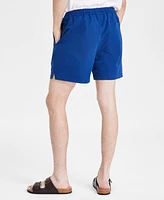 Sun + Stone Men's Regular-Fit Solid 5" Drawstring Shorts, Created for Macy's