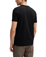 Boss by Hugo Men's Contrast Logo Regular-Fit T-Shirt