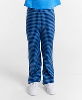 Epic Threads Girls Check Flared Ponte Pants, Created for Macy's