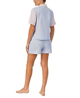 Sanctuary Women's 2-Pc. Cotton Boxer Pajamas Set