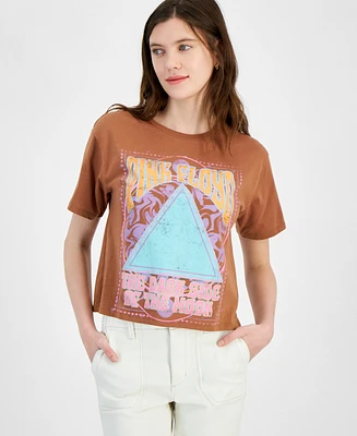 Love Tribe Juniors' Pink Floyd Dark Side Graphic T-Shirt