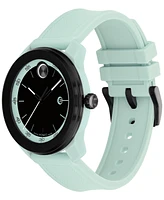 Movado Men's Swiss Bold TR90 Light Blue Silicone Strap Watch 42mm