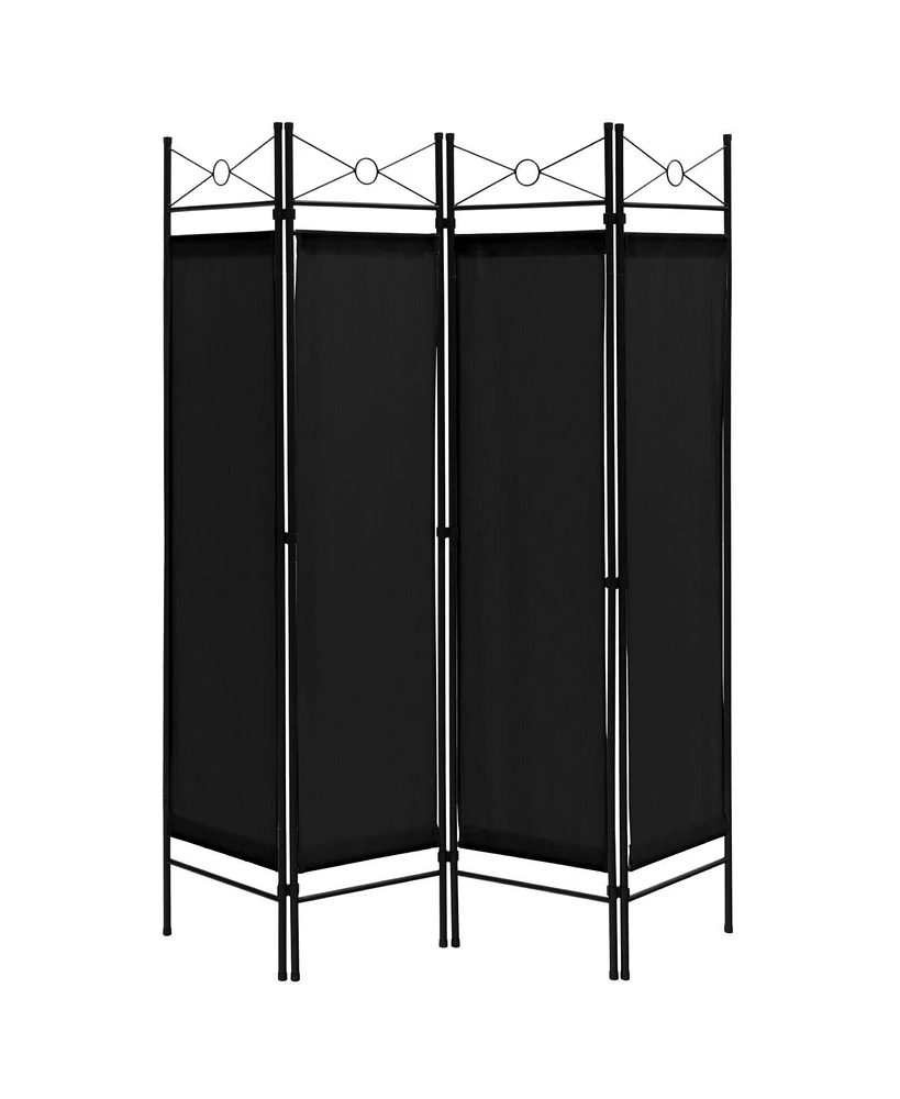 Slickblue 6 Feet 4-Panel Folding Freestanding Room Divider