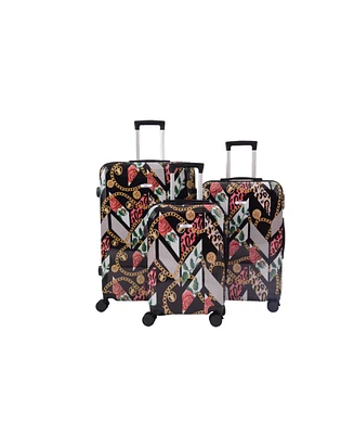 Mirage Luggage Xena Abs Hard shell Lightweight 360 Dual Spinning Wheels Combo Lock 3 Piece Luggage Set