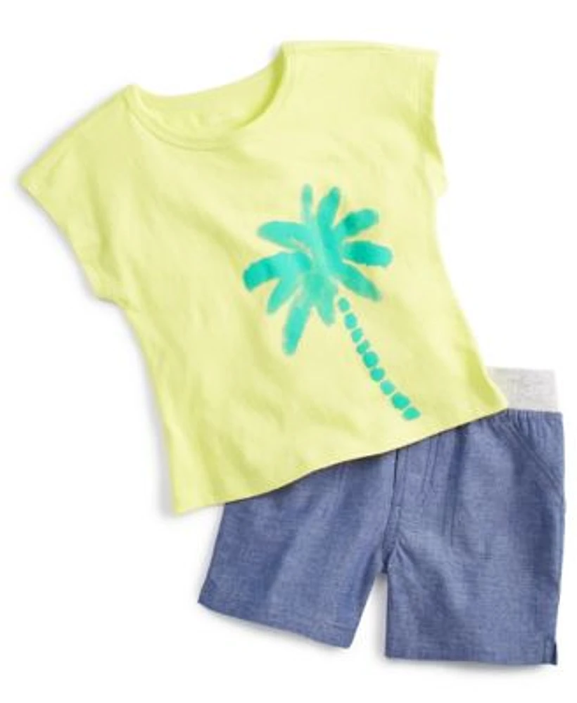 First Impressions Baby Boys Summer Oasis T Shirt Shorts Separates Created For Macys