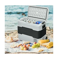 Slickblue 42 Qt Portable Dual-Zone Car Refrigerator