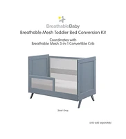 BreathableBaby Breathable Mesh Toddler Bed Conversion Kit for 3-in-1 Convertible Crib