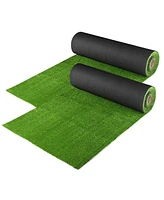 Yescom 33x3 ft Artificial Grass Mat Synthetic Landscape Fake Lawn Playground Pet Dog Turf Indoor Outdoor 2 Pack