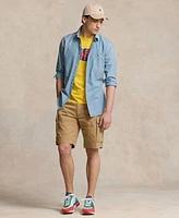 Polo Ralph Lauren Mens Cap Chambray Shirt Jersey T Shirt Cargo Shorts Sneakers