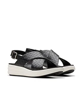 Clarks Women's Drift Sun Slip-On Slingback Wedge Sandals