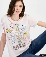 Love Tribe Juniors' Peanuts Graphic Snoopy T-Shirt