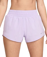 Nike Women's One Dri-fit Mid-Rise Brief-Lined Shorts