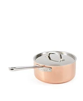 Martha by Martha Stewart Stainless Steel 3 Qt Low Saucepan with Lid