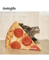 Simplie Fun Pizza Shaped Cat Scratcher and Condo combo