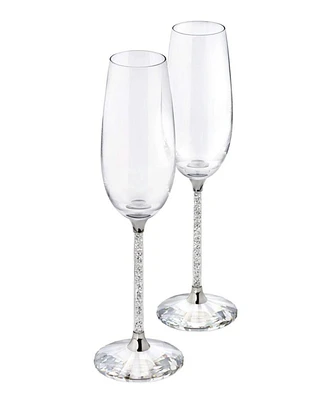Fifth Avenue Manufacturers Champagne Flutes, Set of 2