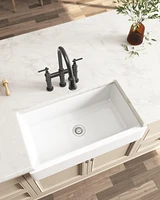 30 L X 19 W Farmhouse/Apron Front Ceramic Kitchen Sink