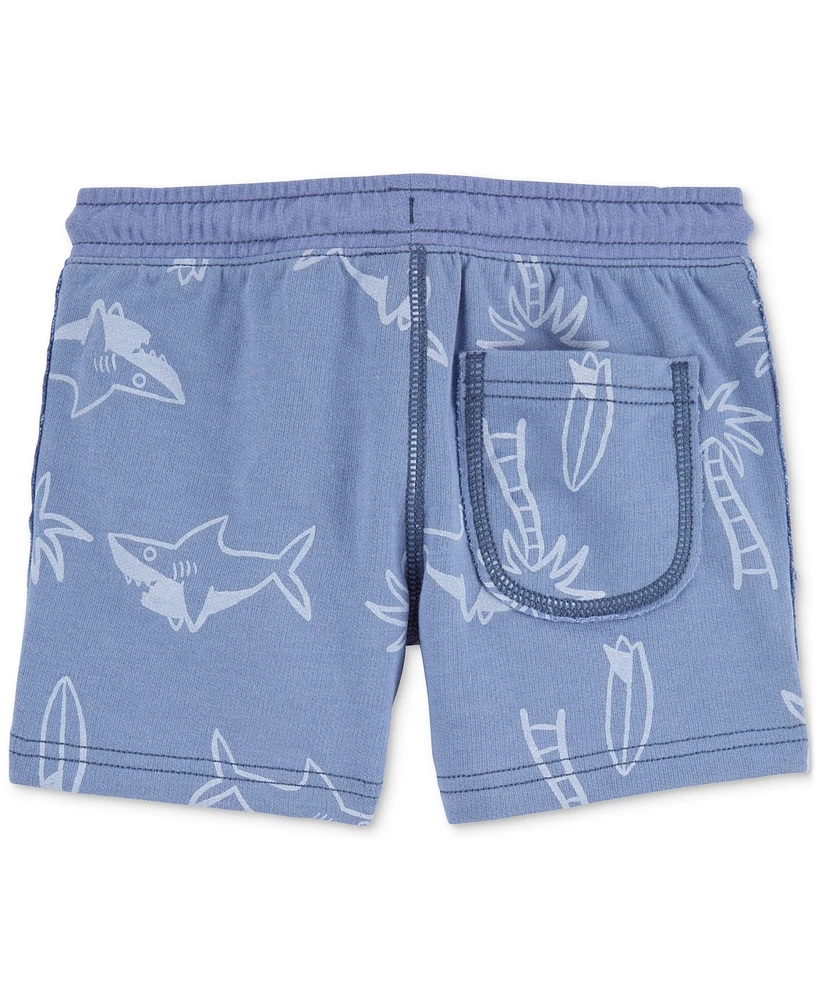 Carter's Toddler Boys Printed Pull-On French Terry Shorts