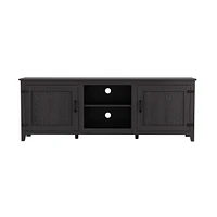 Tv Stand Storage Media Console Entertainment Center, Tradition, With Doors