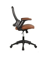 Streamdale Furniture Mid-Back Mesh Task Office Chair With Height Adjustable Arms