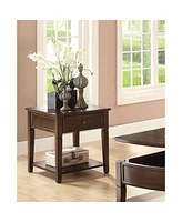 Streamdale Furniture Malachi End Table In Walnut