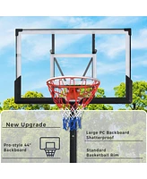 Streamdale Furniture Height-Adjustable Led Basketball Hoop System