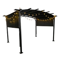 Retractable Canopy Pergola for Outdoor Spaces