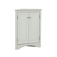 Triangle Bathroom Storage Cabinet with Adjustable Shelves