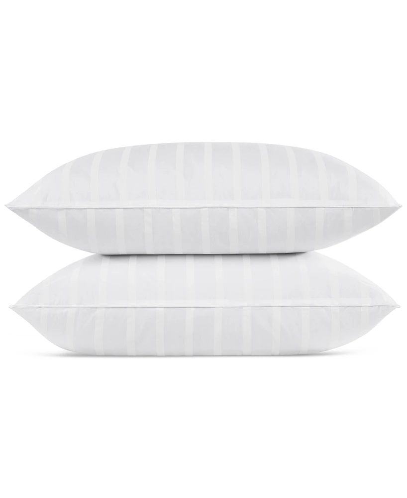 Nautica Cotton Striped 2-Pack Pillows, Standard/Queen