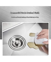 27 L X 18 W Undermount Kitchen Sink With Sink Grid