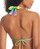 Sanctuary Women's Printed Slider Triangle Bikini Top
