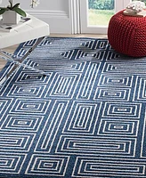 Safavieh Amherst AMT430 Navy and Ivory 9' x 12' Area Rug