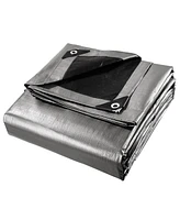 Yescom 20x24 Ft 10 Mil Poly Tarp Protective Cover Tarpaulin Uv Resistant