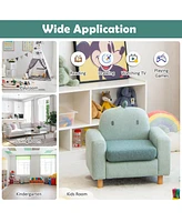 Kids Sofa with Armrest and Thick Cushion