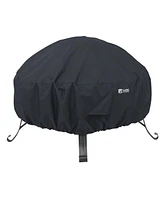 Classic Accessories Full Coverage Fire Pit Cover - Small, Round , Black