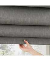 Sun Zero Pryer Textured 100% Blackout Cordless Roman Shade