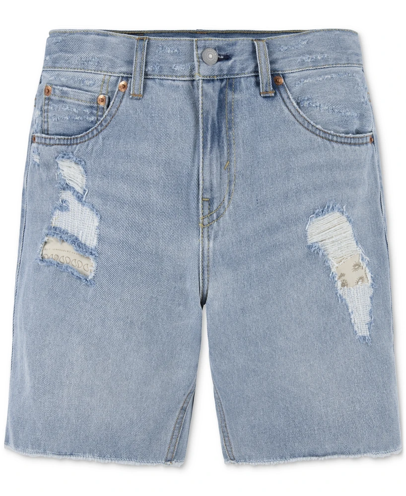 Levi's Toddler Boys Slim Fit Destructed Denim Shorts