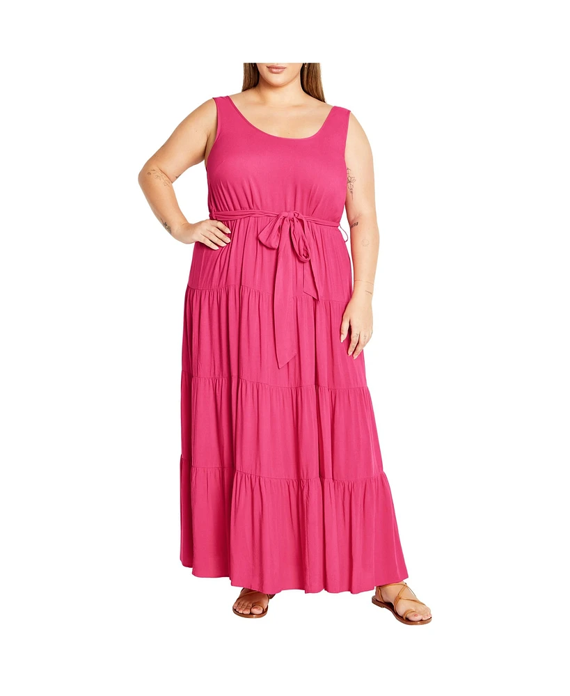 City Chic Plus Sasha Maxi Dress