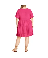 City Chic Women's Nikki Dress