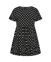 City Chic Women's Nikki Print Dress