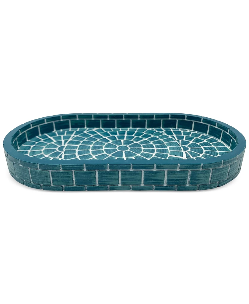 Lavender and Sage Scallop 16-Pc. Bathroom Accessory Sets