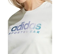 adidas Women's The Soft Side Linear Logo T-Shirt