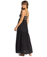 Roxy Juniors' Hot Tropics Cut-Out Tiered Maxi Dress