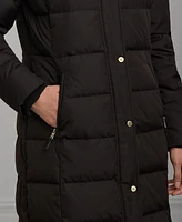 Lauren Ralph Lauren Petite Faux-Fur-Trim Hooded Puffer Coat