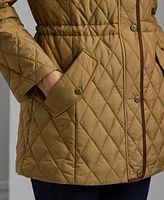 Lauren Ralph Women's Hooded Anorak Quilted Coat