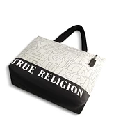 True Religion Logo Stitch Large Tote